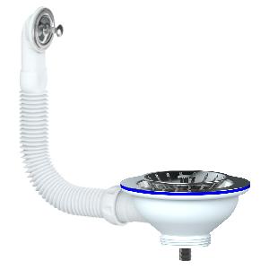 Unicorn Выпуск для мойки Е156 3 1/2" (Ø 40) Ø115 круглый перелив