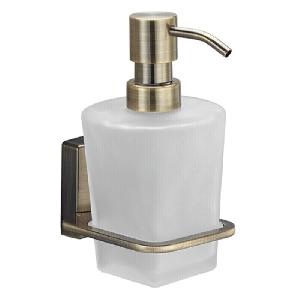 Wasser Kraft Exter К-5200 Дозатор для жидкого мыла стеклянный, 300 ml, мат. стекло К-5299 СВЕТЛАЯ БРОНЗА